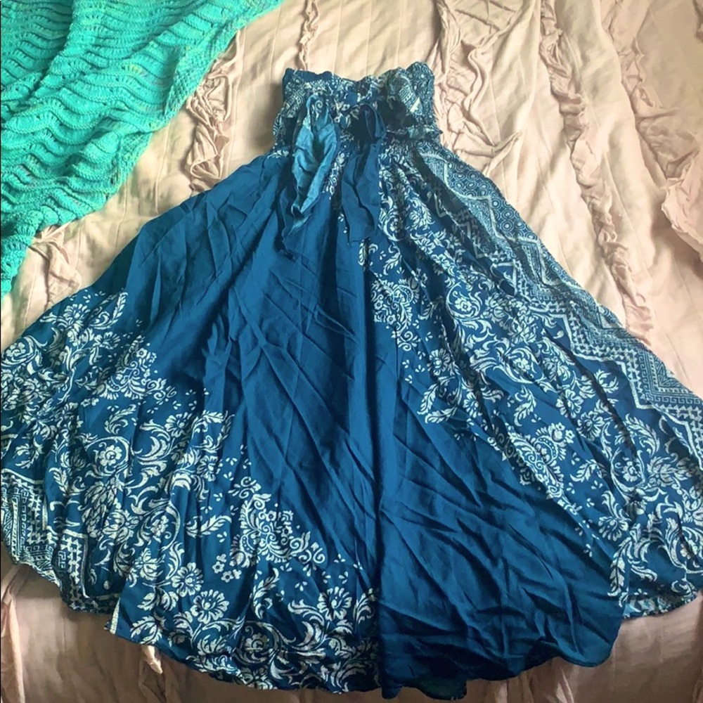 Cool blue dress